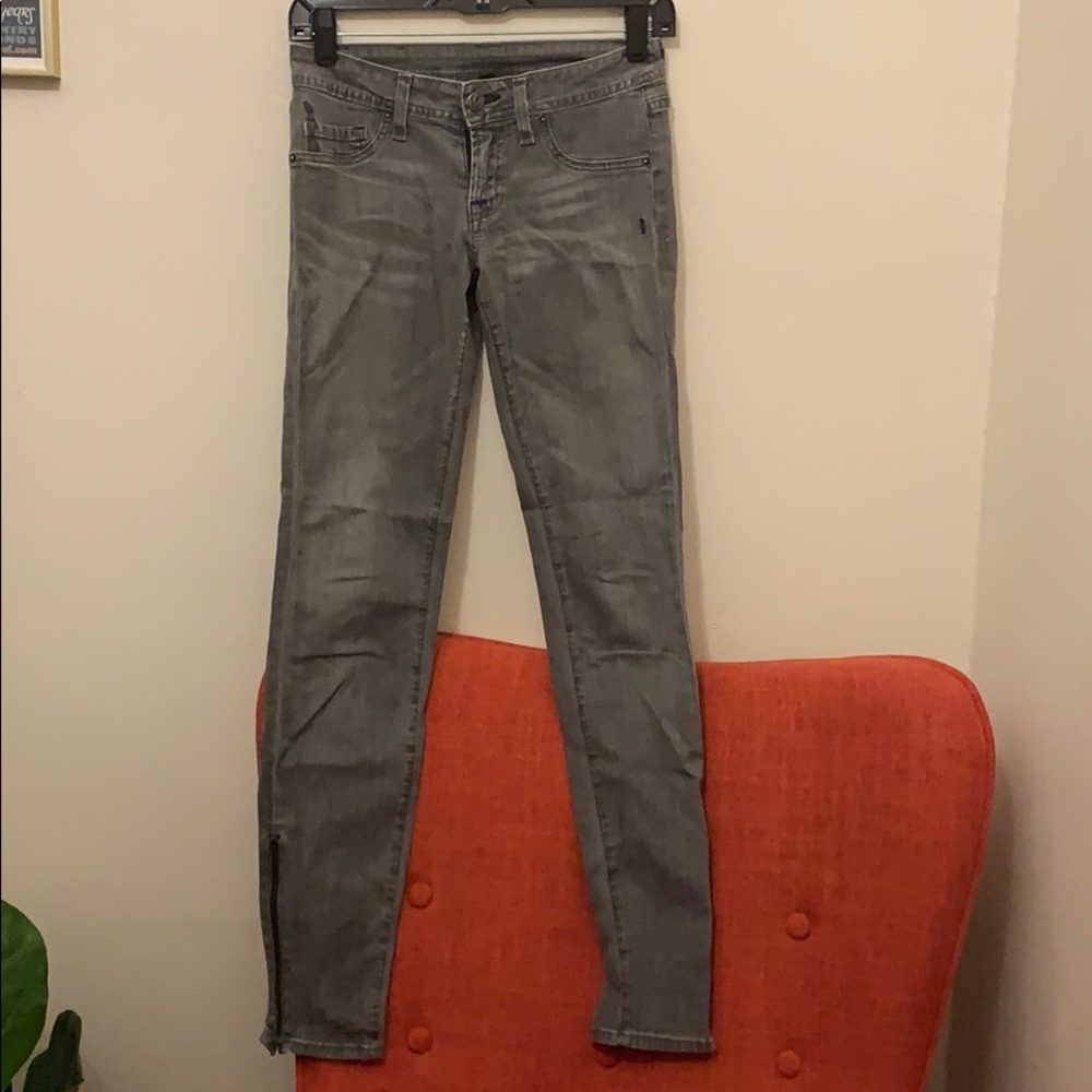 Genetic Denim Grey Skinny Jeans sz 25